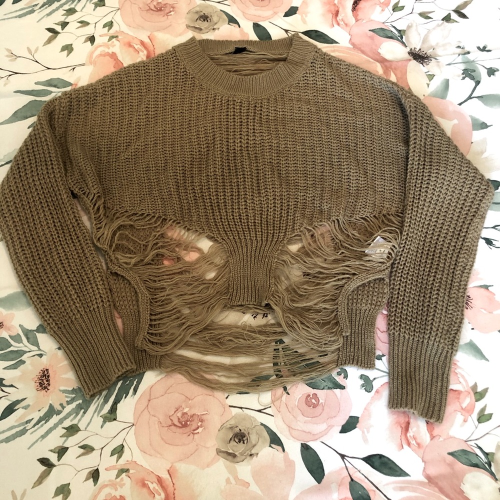 Distressed Sweater